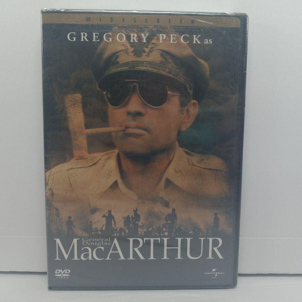 MacARTHUR Gregory Peck DVD Video 2001 Universal Studios Rated PG Widescreen NEW